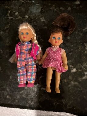 Set of Two vintage kid kore dolls